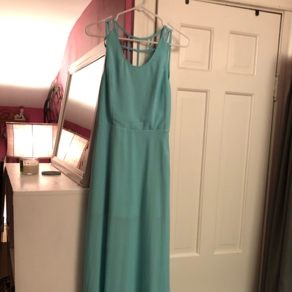 Turquoise maxi dress - Picture 3 of 4